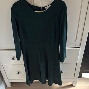 Elegant Dark Green Dress